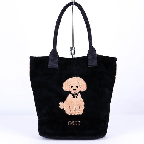 バッグ 横浜ナナ NANA ナナバッグ小 プードル クロベージュ nn-bs17