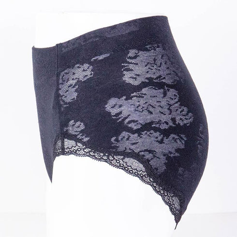 ショーツ 下着 TUNIC モダールメッシュ/プレミアムスムージー キレイフィットショーツ クロ 2136L-D