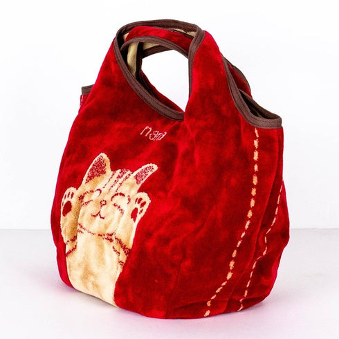 バッグ 横浜ナナ 湘南ナナ NANA Kバッグ バンザイネコ アカベージュ nn-k52