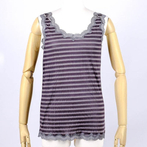 ランニング 下着 TUNIC【定番】サッカーボーダー ランニングシャツ グレー フリーサイズ 9009-F