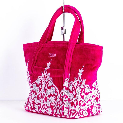 バッグ 横浜ナナ 湘南ナナ NANA トートバッグ小 インディア ピンクシロ nn-tts7A
