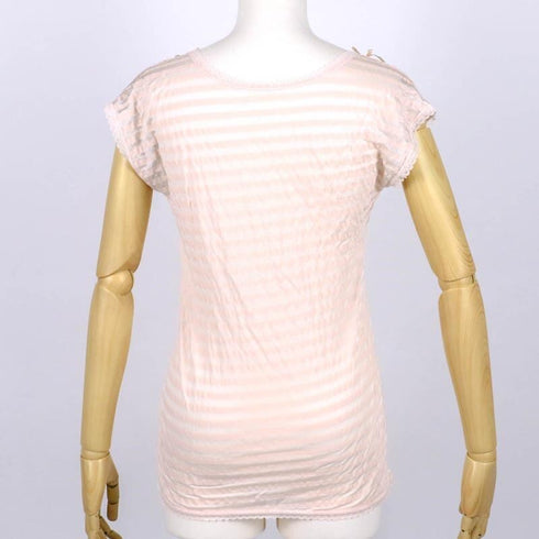 フレンチシャツ 下着 TUNIC【定番】 サッカーボーダー フレンチシャツ ベージュ 9447-C