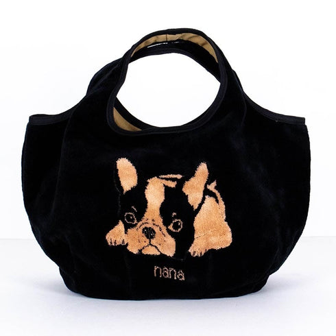 バッグ 横浜ナナ 湘南ナナ NANA Kバッグ フレンチブルドッグ クロベージュ nn-k47