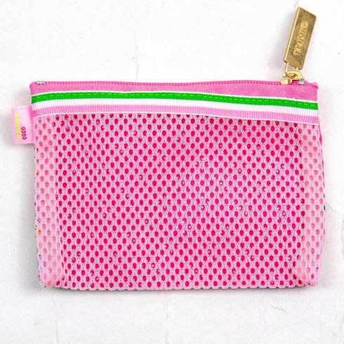 ポーチ TUNIC 鴨居キャラ カレンのフラワーサーカスメッシュミニポーチ 19289-A