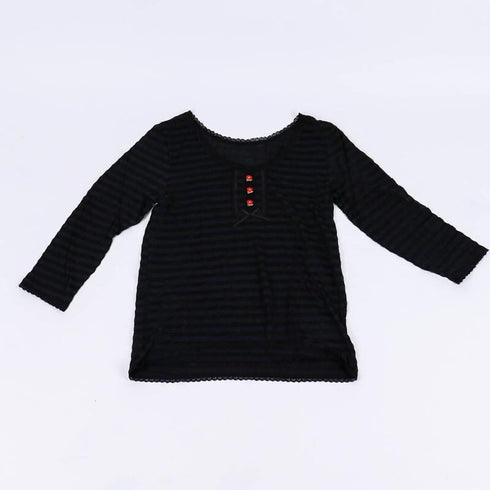 長袖シャツ TUNIC【定番】 サッカーボーダー 長袖シャツ クロ