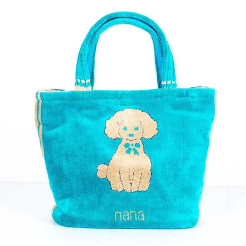 バッグ 横浜ナナ 湘南ナナ NANA ちょこバッグ プードル ターコイズブルーベージュ nn-tyk8-C