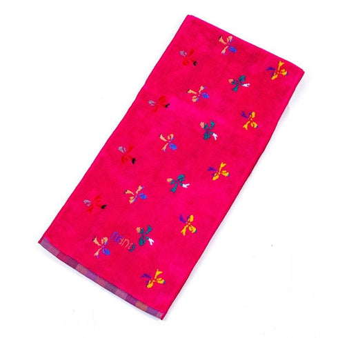 タオル 横浜ナナ 湘南ナナ NANA フェイスタオル ハーフ リボン ピンク多色 nn-fth37-A