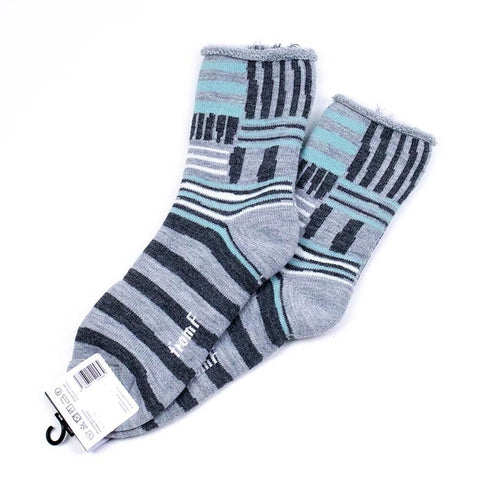 ソックス fromF モコモコソックス ビーバンティーリ/線のスタイル ライトメルグレー サイズM 36-38 (22.5ー25cm)TV073M-LMG