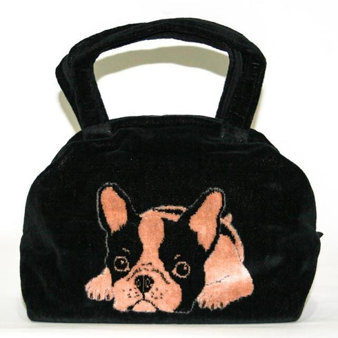 バッグ 横浜ナナ 湘南ナナ NANA ボストンバッグ中 フレンチブルドッグ クロベージュ nn-btm5