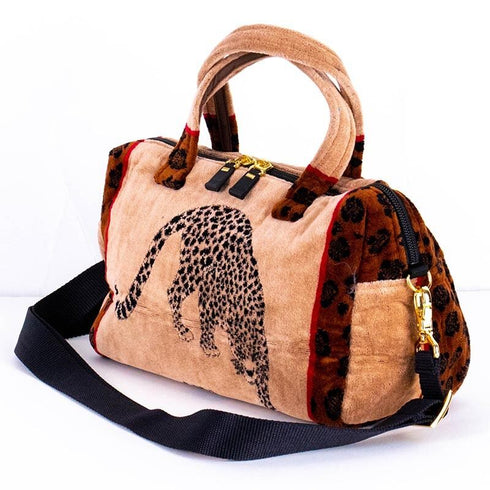 バッグ 横浜ナナ 湘南ナナ NANA 2Wayバック ジャガー柄 ベージュ nn-2way10-A