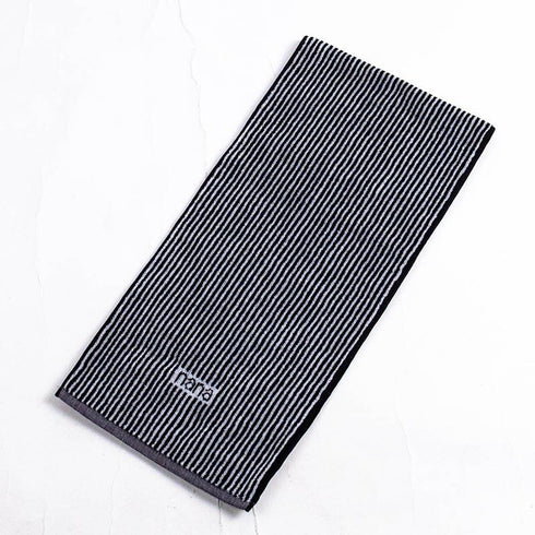 タオル 横浜ナナ NANA フェイスタオル ハーフ ストライプ細柄 紺シロ nn-fth39-E