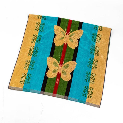 タオル 横浜ナナ NANA バスタオル B蝶 ベージュ nn-bast1-A