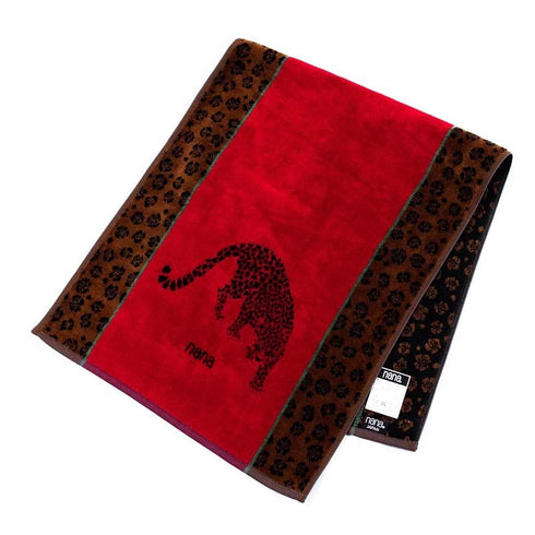 タオル 横浜ナナ 湘南ナナ NANA フェイスタオル ジャガー アカ nn-ft24