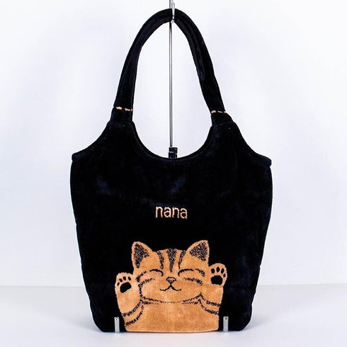 バッグ 横浜ナナ 湘南ナナ NANA ストリートバッグ バンザイネコ クロベージュ nn-st9-A