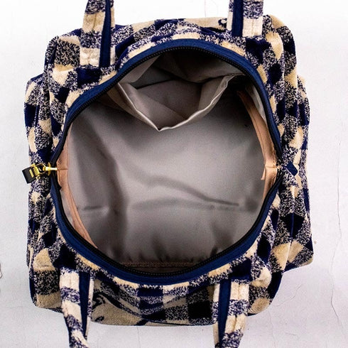 バッグ 横浜ナナ 湘南ナナ NANA ボストンバッグ スコッチテリア 紺ベージュ nn-btm61A