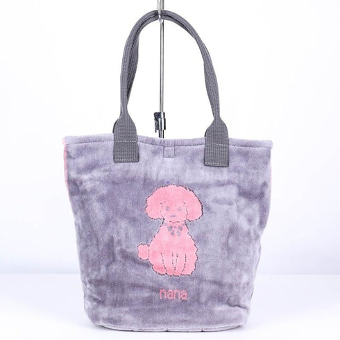 バッグ 横浜ナナ NANA ナナバッグ小 プードル グレーピンク nn-bs23
