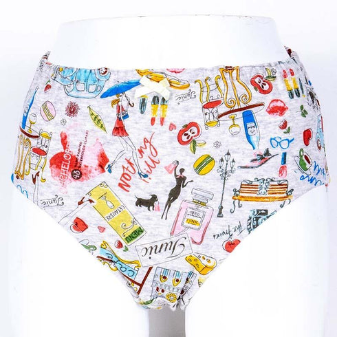 ショーツ TUNIC 40接結・パリ オヤスミパンツ グレー杢 サイズM 1086M-C