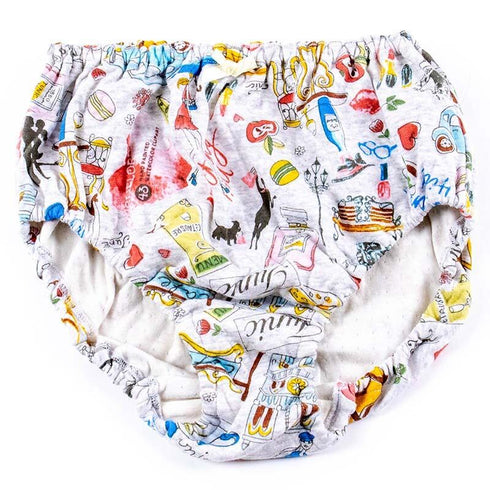 ショーツ TUNIC 40接結・パリ オヤスミパンツ グレー杢 サイズM 1086M-C