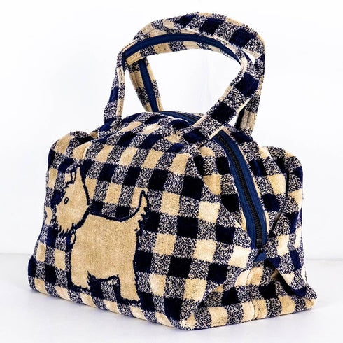 バッグ 横浜ナナ 湘南ナナ NANA ボストンバッグ スコッチテリア 紺ベージュ nn-btm61A