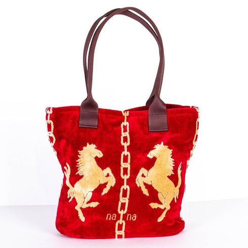 バッグ 横浜ナナ 湘南ナナ NANA H1バッグ ホース アカベージュ nn-H1-27C