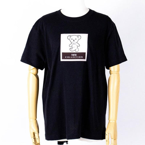 シャツ 横浜ナナ 湘南 NANA Tシャツ ベア柄 サイズL クロ nn-t1-B