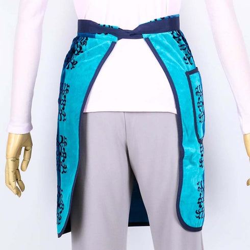 エプロン 横浜NANA サロンエプロン B蝶 ブルー nn-sep1-B