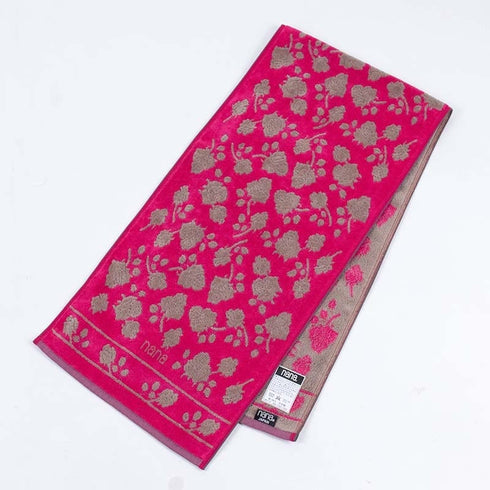 タオル 横浜ナナ NANA スポーツタオル ローズ2 チェリーピンクグレー nn-spt88