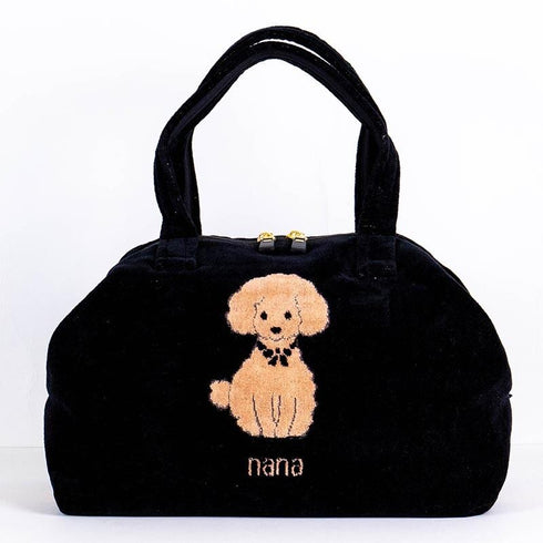 バッグ 横浜ナナ 湘南ナナ NANA ワンデーバッグ プードル柄 クロベージュ nn-OD4-A
