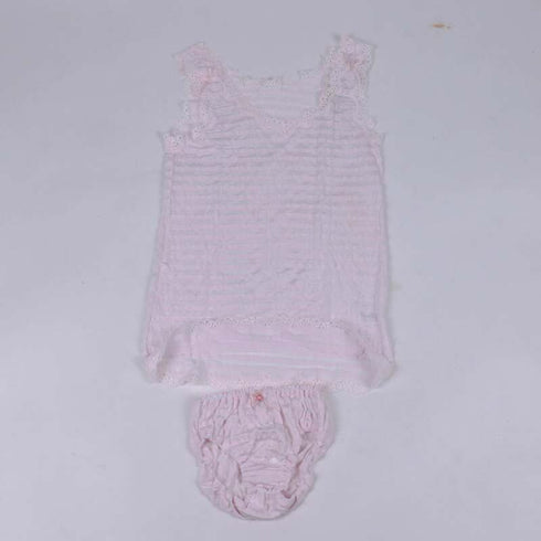 ランニング 下着 TUNIC【定番】サッカーボーダー ランニングシャツ ピンク フリーサイズ 9009-B