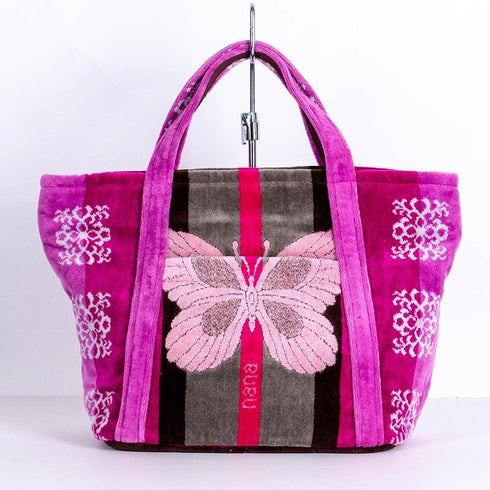 バッグ 横浜ナナ NANA トートバッグ小 B蝶 ピンク nn-tts4A