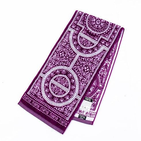 タオル 横浜ナナ 湘南ナナ NANA フェイスタオル ハーフ ドーム パープルシロ nn-fth27-E