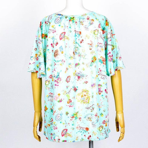 ウェア TUNIC ビスコラピア 半袖チュニック ブルー 5021-C