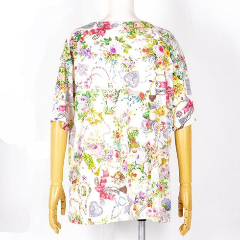 Tシャツ TUNIC ビスコラピア・リリーフェアリー 5分袖Tシャツ オフ 8341-A