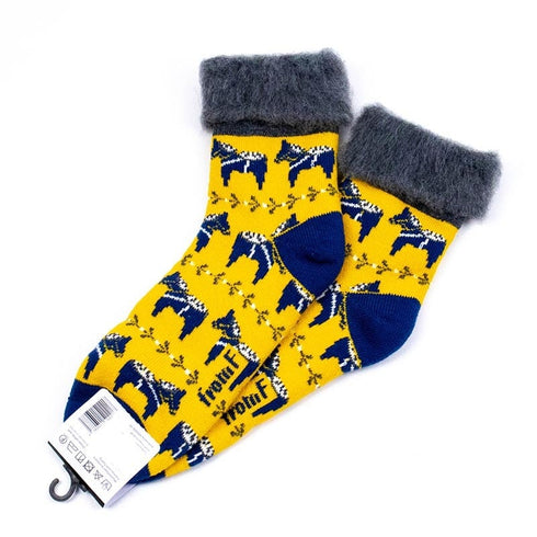 ソックス fromF モコモコソックス ヘボネン/馬 マスタード サイズM 36-38 (22.5ー25cm)TV067M-MD