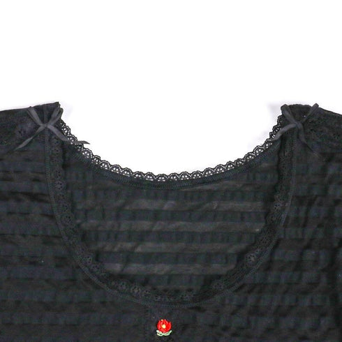 フレンチシャツ 下着 TUNIC【定番】 サッカーボーダー フレンチシャツ クロ 9447-D