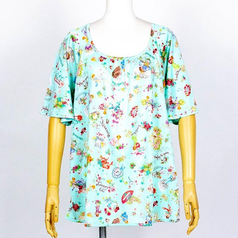 ウェア TUNIC ビスコラピア 半袖チュニック ブルー 5021-C