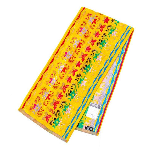 タオル 横浜ナナ NANA フェイスタオル ハーフ サマセット イエロー多色 nn-fth25-C2