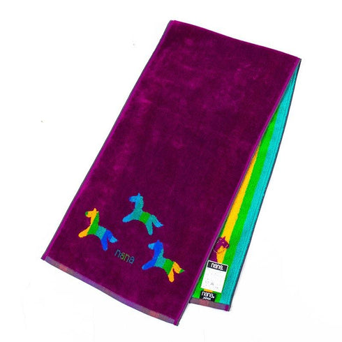 タオル 横浜ナナ 湘南ナナ NANA スポーツタオル ポニー柄 パープル多色 nn-spt252