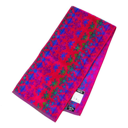 タオル 横浜ナナ 湘南ナナ NANA フェイスタオル ハーフ ヴィクトリア チェリーピンク多色 nn-fth24-B