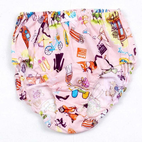 ショーツ TUNIC 50強撚フライス*ワールドカフェ オヤスミパンツ ピンク サイズLL 1097LL-B