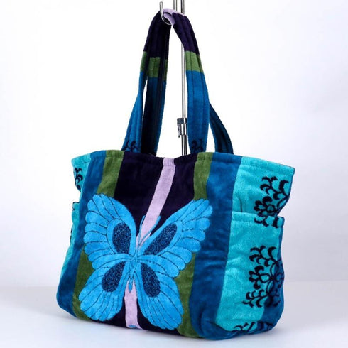 バッグ 横浜ナナ 湘南ナナ NANA 湘南バッグ B蝶 ブルー nn-sn1-B