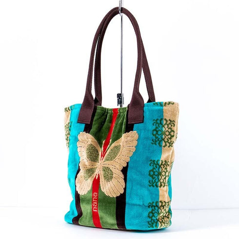 バッグ 横浜ナナ NANA H1バッグ B蝶 ベージュ nn-H1-19-A