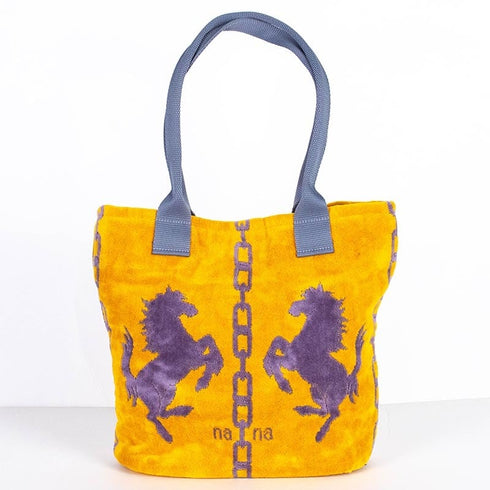 バッグ 横浜ナナ 湘南ナナ NANA H1バッグ ホース イエローグレー nn-H1-27D