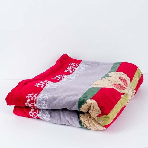 タオル 横浜ナナ NANA タオルケット B蝶 アカ nn-ket1-E