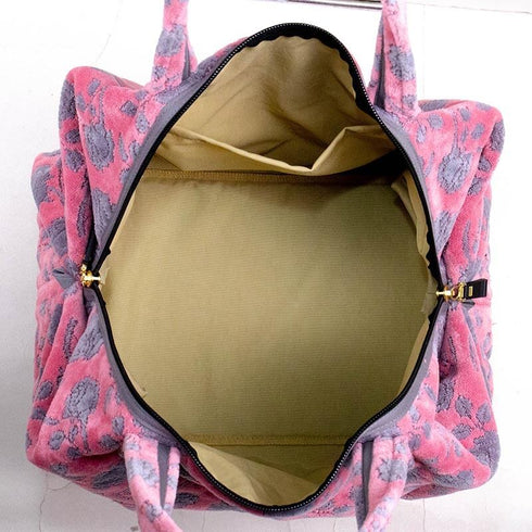 バッグ 横浜ナナ 湘南ナナ NANA ワンデーバッグ ローズ2柄 ピンクグレー nn-OD2-B