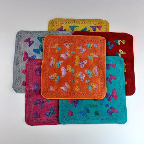 ハンドタオル 横浜ナナ 湘南ナナ NANA ハンドタオル 2枚セット パピヨン nn-hm-pn