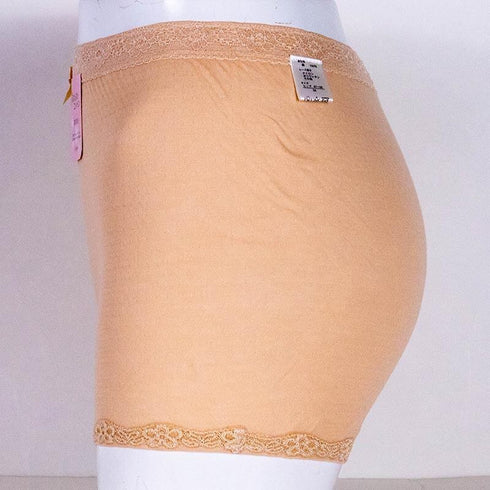 ショーツ テフテフ まいてふてふ ふわふわコットン ショーツ1分丈(アウトゴム)ベージュ サイズM TF-AP01M-C