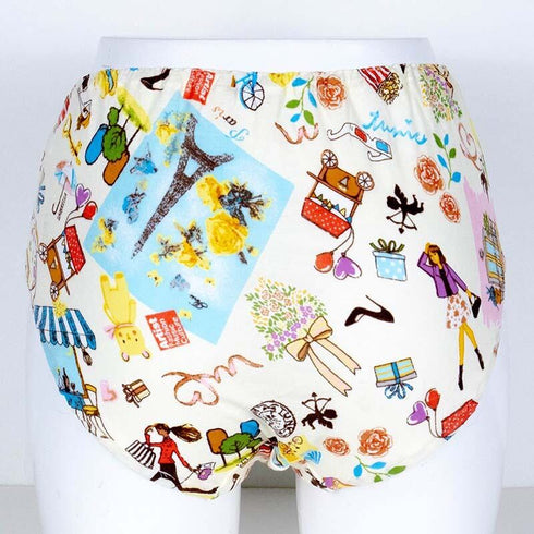 ショーツ TUNIC 50強撚フライス*ワールドカフェ オヤスミパンツ オフ サイズLL 1097LL-A