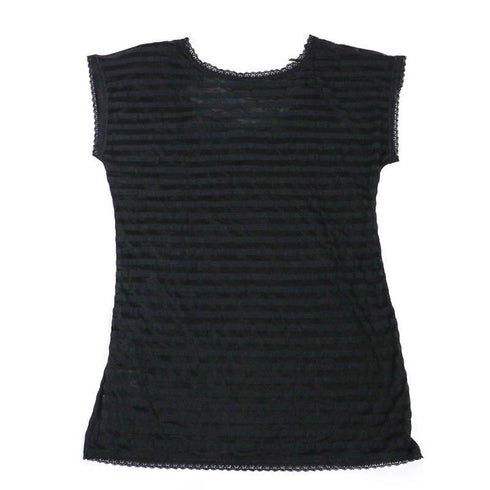 フレンチシャツ 下着 TUNIC【定番】 サッカーボーダー フレンチシャツ クロ 9447-D