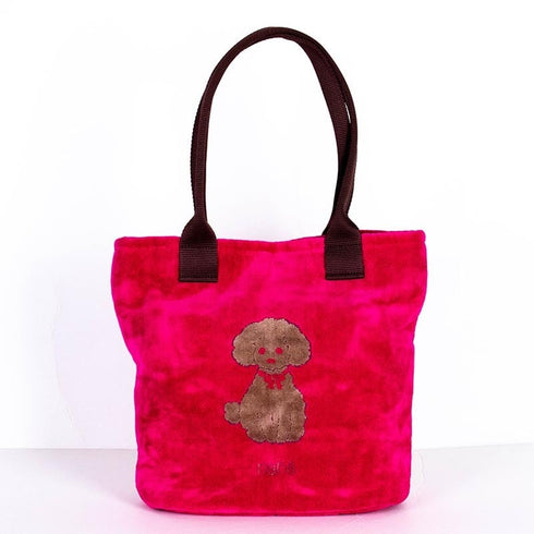 バッグ 横浜ナナ 湘南ナナ NANA H1バッグ プードル チェリーピンクグレー nn-H1-13E